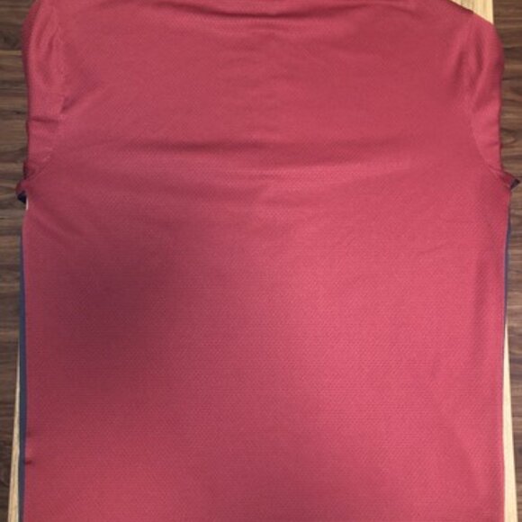 Nike Golf Quarter Zip Jacket Red Large Men’s Golfing Sports Nike Fitdry Logo - Picture 7 of 9